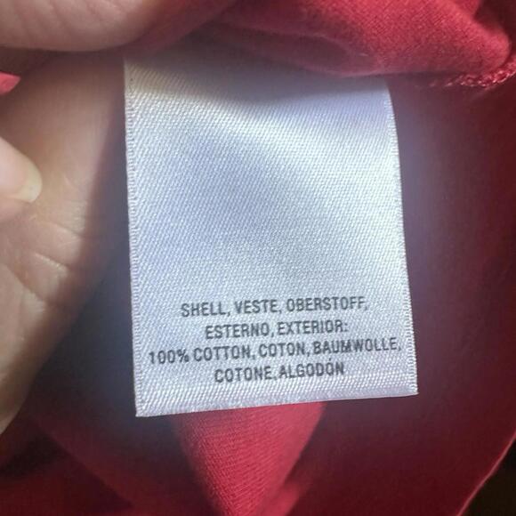 NWT Anthropologie  Dakota Women's Red Belted Waist Shirt Western Y2K Vibe Sz M - Picture 11 of 12